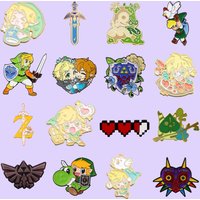 Anime Game Badges Enamel Brooches Metal Lapel Pins for Backpacks Costume Fashion Jewelry Cosplay Accessories Gifts