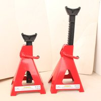 2 Pieces Lift Stands Adjustable Height Lifting Support Stand Auto Repair Tool for Mechanics
