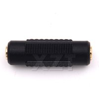 1PC3.5 Mm Female To 3.5mm Female Jack Stereo Connector Coupler Adapter Audio Cable Extension For MP3 DVD Headphone Car Connector