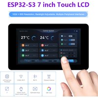 Waveshare ESP32-S3 7-Zoll-Touchscreen-Display-Entwicklungsplatine 1024 * 600 32bit LX7 Dual-Core WiFi BLE für Human-Machine LVGL GUI
