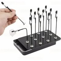 12Pcs Magnetic Soldering Helping Hands Flexible Arms with Storage Box for PCB Welding Model Painting Electronic Repair DIY
