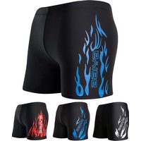 Maillot de bain élastique pour hommes, maillot de bain, plage, Sport, slip court, surf, été, Boxer, costume de bain