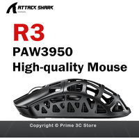 ATTACK SHARK R3 Ultra-Lightweight Magnesium Alloy Wireless Gaming Mouse PAW3395 26000DPI 8K Hz Tri-Mode Bluetooth 2.4G Wired