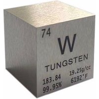25.4mm Metal Cubes Paperweight Tung-sten Cubic Customization Engraved Polished Ingots for Sale