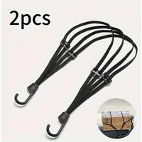 2 PCS 4 in 1 Multifunctional Helmet Strap Motorcycle Elastic Rope Motorcycle Luggage Fixing Net Electric Vehicle Rear Seat Strap