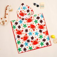 Happyflute Baby Hooded Towel 1Pc Summer Ultra-Soft Microfiber Bath Towel for Infant Toddler Kids Quick Dry Absorbent Baby Towel