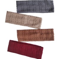 Women Spiral Stripe Soft Hairband Headwrap Lady Knitted Headband Elastic Hair Bands Fashion Solid Color Turban Hair Accessories