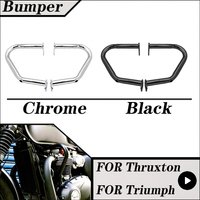 For Triumph Bonneville T100 T120 Bobber Thruxton 1200 R Street Cup Twin Speedmaster Engine Guard Crash Bar Protector Metal Multi
