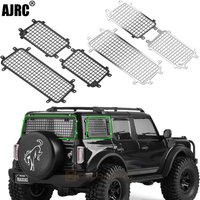 Stainless Steel Metal Stereoscopic Window Anti-collision Net Side Window+rear Window Net For 1/18 Traxxas Trx-4m Bronco Trx4m