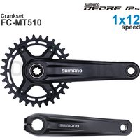 SHIMANO DEORE M6100 MTB Crankset FC-MT510-1 32T 34T Original or Original Arm with DELIC Chainring 34T 36T