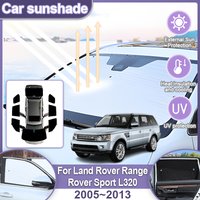 For Land Rover Range Rover Sport L320 2005~2013 Reflector Shade Sun Visor Silver Sunscreen Window Tool Shades Car Accessories