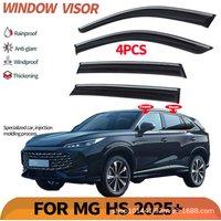 For 2025 NG HS Window Barrier Sunshade Edition MG HS 15FDE Window visor Wind & Rain Deflectors No-Drill Design