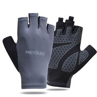 AliExpress LAOVCE Women Men Professional Gym Fitness Breathable Anti-Slip Half Finger Summer Fishing Cycling Fingerless Gloves Female Bicycle Bike
