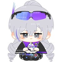 12cm Anime Game Honkai: Star Rail SP Blade Silver Wolf LV.999 Kawaii Cosplay Soft Cotton Dango Doll Cartoon Mini Toy Figure Gift