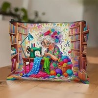1pc Vintage Sewing Machine Cosmetic Bag Retro Zipper Storage Case for Sewing Kits,Travel Accessories Bag Makeup Pouch