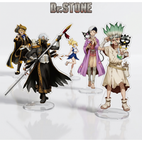 Anime Dr.STONE Gen Asagiri Senku Ishigami 15CM Double-sided HD Printing Cute Acrylic Stand Keychain Desk Decor Collect Gifts