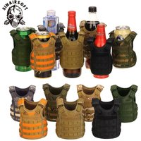 SINAIRSOFT-Couvre-bouteille Molle militaire, DulBeer, Refroidisseur de boissons, Gilet Kiev illage de Noël, Accessoires de fête d'Halloween, Circ2074