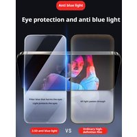For Switch 2 Screen Protector Anti-Blue Light Matte Tempered Glass Films with Alignment Frame, Bubble-Free Kit for Switch 2