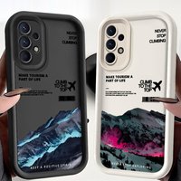 Snow Mountain Sunset Case for Samsung Galaxy A26 A32 A53 A54 A12 A13 A56 A35 A36 A51 A73 A23 A34 A15 A16 Phone Cover A71 A72