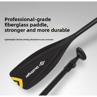 Skatinger Fiberglass Aluminum Alloy Paddle Board Single Double Head Three Section Kayak Paddling Water Sports Outdoor Gear