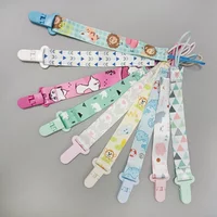 1/3 Piece Cartoon Fabric Baby Pacifier Chain Children's Toy Pacifier Anti Drop Chain Children's Pacifier Anti Loss Clip