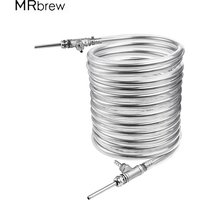 Counterflow Chiller Stainless Steel Wort Heat Exchanger 9.52*0.5*10M Cooling Coil Tube Beer Brewing Cooler Homebrew