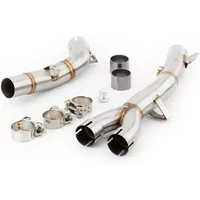 For Honda Transalp 700 2008 2009 2010 to 2017 XL700V XL 700 XL700 Escape Motorcycle Exhaust Header Link Pipe Slip-on