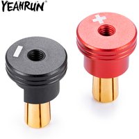 YEAHRUN 1Pair Banana Plugs Connectors with Cooling Cover for RC Lipo Battery RC Drone Airplane Model Car Parts