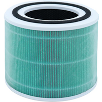 for LEVOIT Core 300 and Core 300S Filte Replacement High-Efficiency Activated Carbon Air Purifier, H13 Grade True HEPA Filter 3
