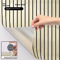 New Linear Wood Pattern 3D Foam Ceiling 0.6x3m Self-adhesive Home Wallpaper Peel and Stick Waterproof Background Wallpaper