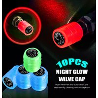 4pcs Car Tire Valve Cap Night Wheel Tyre Cover Accessories For Peugeot 107 106 205 4008 301 607 407 508 2008 5008 108 807