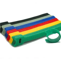 10/100Pcs T-type Cable Tie Wire Reusable Cord Organizer Wire 15*1.2cm Colorful Computer Data Cable Power Cable Tie Straps