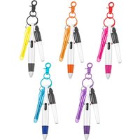 Keychain Nurse Pen Pack Accessories Lanyard Detachable Nurse Badge Set Smooth Writing Highlighter
