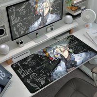 Dr Stone Ishigami Senkuu Anime Mousepad Large Gaming Compute Mouse Pad Gamer XL PC Keyboard Extended Mousemat Laptop Accessories