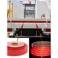 AliExpress Satop Cinta 5cm*5m PET Red Reflective Adhesive Stickers Conspicuity Tapes Waterproof Reflectors Strips For Motorcycle Bicycle Trucks Trailer