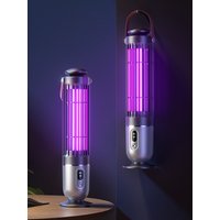 Portable Mosquito Killer Lamp Electric Mosquito Repellent Lamp Fly Trap Light Rechargeable Outdoor Home Mosquito Zapper Lamp