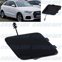 Fit For Audi Q3 2015 2016 2017 2018 Car-styling Front Bumper Paintable Trim Tow Eye Hitch Cover