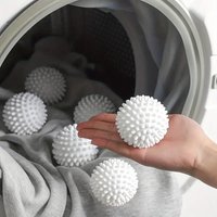 6pcs Reusable Laundry Balls - De-pilling Dryer Balls, Suitable for Washing Machines, Soft Fabrics, - No Electricity Required