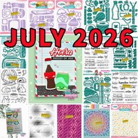 July 2026 Food Potje add-on Hamsters Metal Cutting Dies Clear Stamps Stencil Hot Foil for DIY Making Card Scrapbook Template
