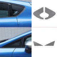 Naklejki na przednią trójkątną szybę i tylną trójkątną szybę do SEAT Leon MK2 2008-2012, dekoracyjne naklejki, akcesoria samochodowe.