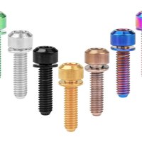 AliExpress Wanyifa Titanium Bolt M5/M6X16/18/20/25/35Mm Titanium Bicycle Stem Screw with Washer Bicycle Accessory