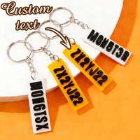 Custom Acrylic Name Keychain,Personalized Fathers Day Keychain ,Customized Alphabet Name Keychain,Birthday Gifts,Anniversary