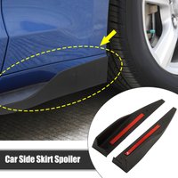 2Pcs Car Side Skirt Spoiler Left Right Wing Panel Body Kit Replacement for Ford Mustang Roush 2015‑2019 Car Accessories
