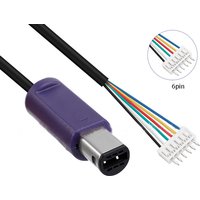 Gamepad Extention Cable for Nintendo GameCube NGC Console Replacement 6Pin Cord Handle Connection Wire