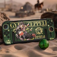 Gold Stamping Gyro Zeppeli Protective Case for Switch 2,Two Piece Split Shell Design - NS2 Console Accessories Gaming Cover