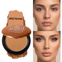 Long Lasting Compact Powder Waterproof Sweatproof Soft Matte Oil Control Setting Powder Face Makeup Cosmetic