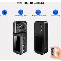Vandlion A75 2.7K Mini Thumb Camera 1.47โ IPS Touch Screen 180ยฐ Rotatable Lens WiFi APP Closely Control Strong Magnetic POV REC