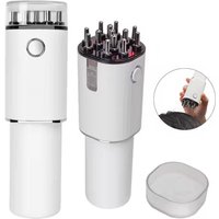 3 in 1 Electric Vibrating Hair Oil Applicator&Scalp Massager Red Lights with 70Ml Storage Hair Treatment Growth Applicator