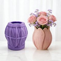 Tulip bud art silicone mold, exquisite texture, perfect for making DIY flower bud pots/decorative ornaments, floral gifts & home