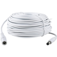DC Power Extension Cable 1M/3M/5M/10M/15M/20M/30M 2.1mm x 5.5mm Plug Compatible with 12V DC Adapter Cord for Security Camera